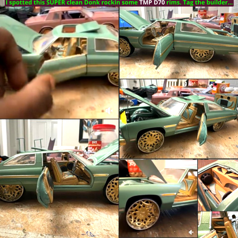 1/25 Scale - TMP D70: Custom - in 26"-30" Donk, Big Rims, Box Chevy, G-Body