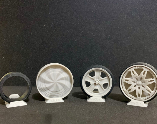 1/25 Scale - Rim & Tire Stands or Displays