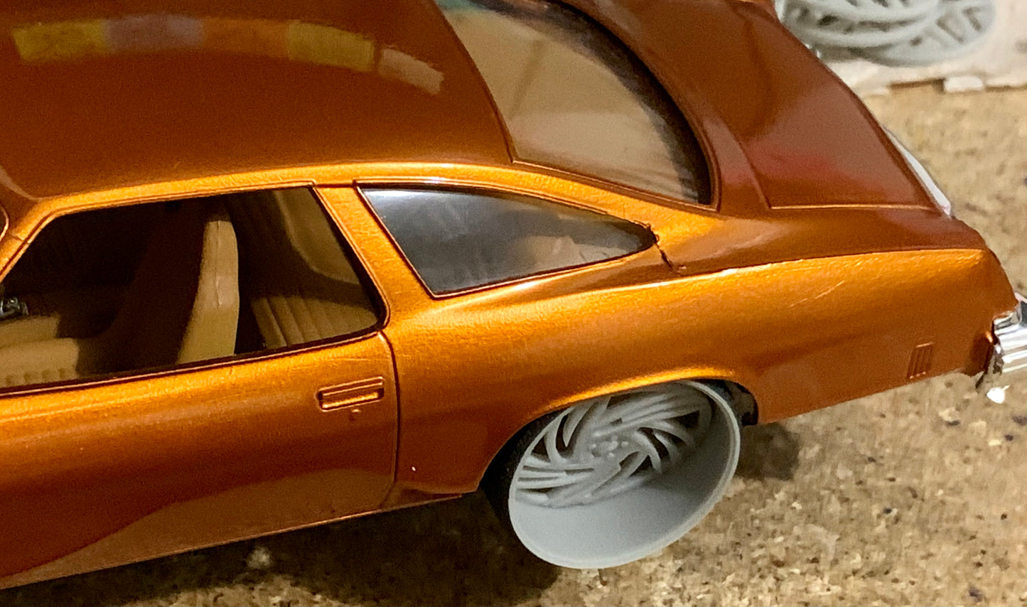 1/25 Scale - TMP V37: Custom - in 26"-30" Donk, Big Rims, Box Chevy, G-Body