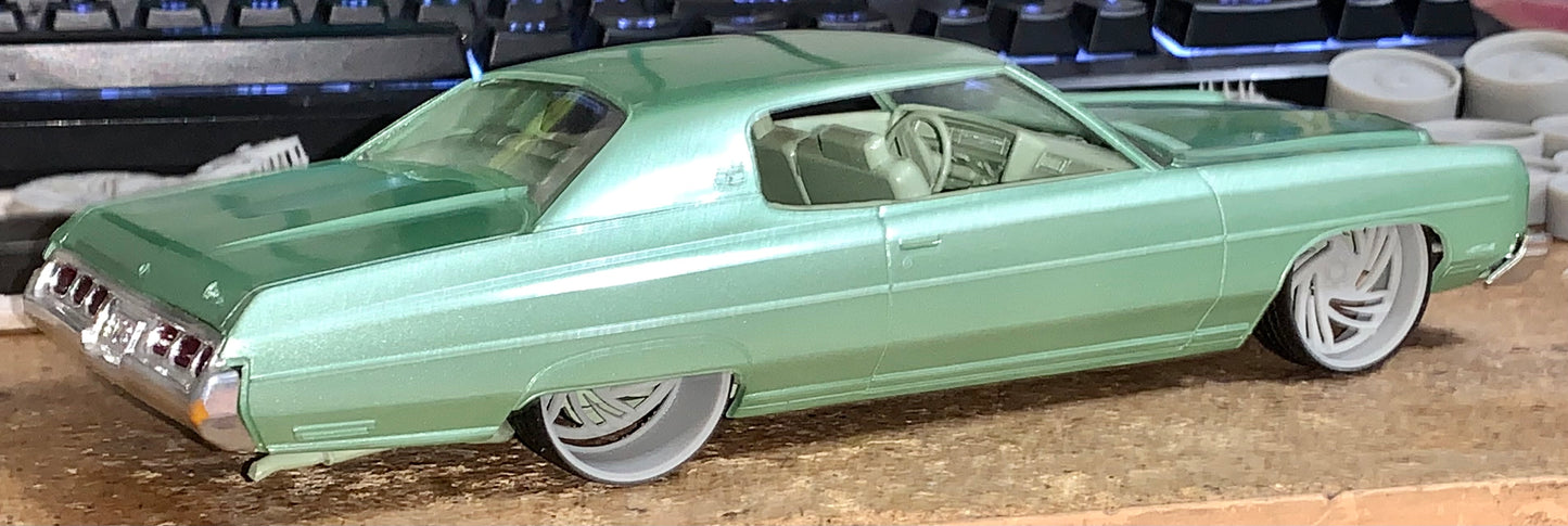 1/25 Scale - TMP V37: Custom - in 26"-30" Donk, Big Rims, Box Chevy, G-Body