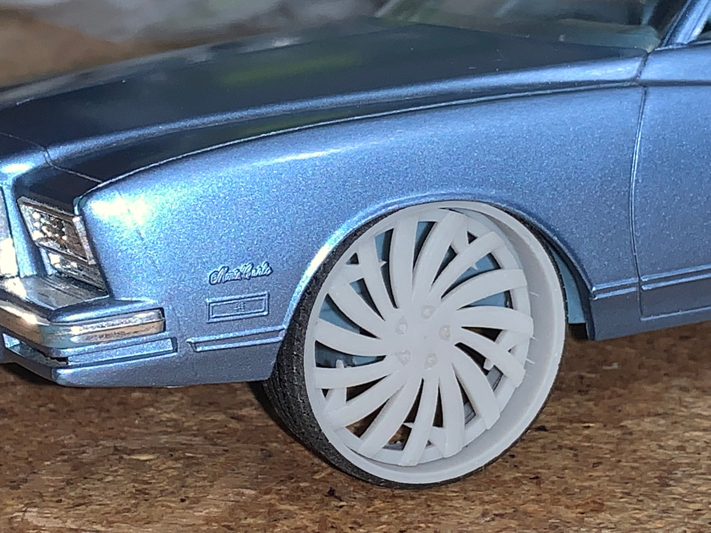 1/25 Scale - TMP D63: Custom - in 26"-30" Donk, Big Rims, Box Chevy, G-Body