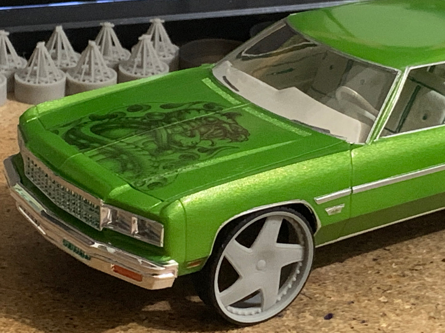 1/25 Scale - TMP D69V1: - in 26"-30" Donk, Big Rims, Box Chevy, G-Body