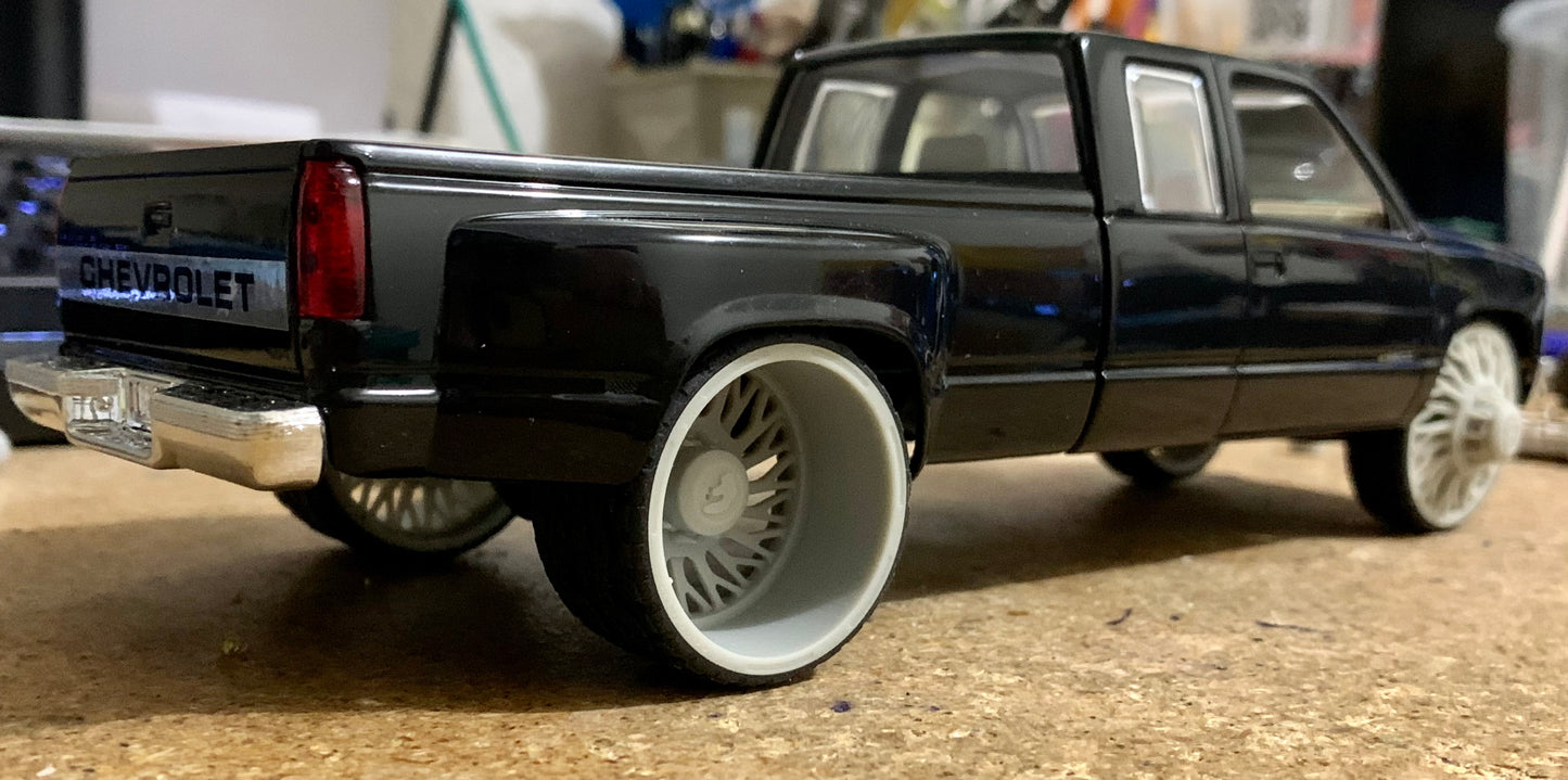 1/25 Scale - FORGI BIA FORCA - D53d 32" Custom Dually Truck Rims