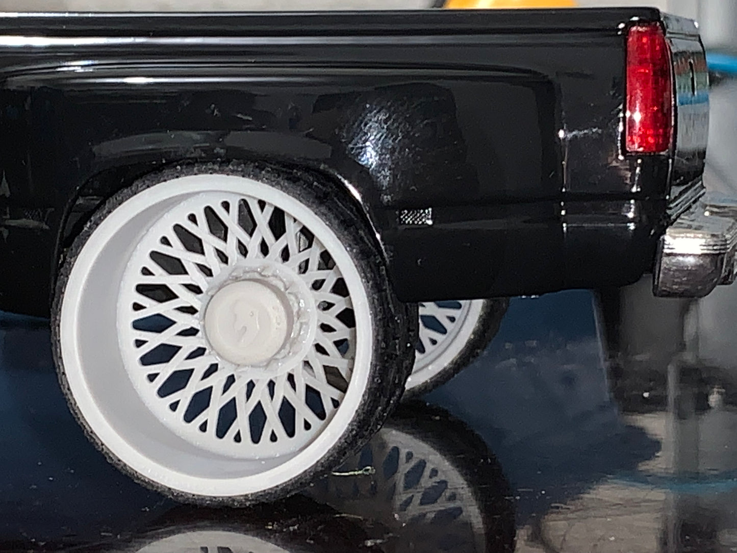 1/25 Scale - TMP: D72d Forgiato Tessuto - 32" Dually Truck Rims