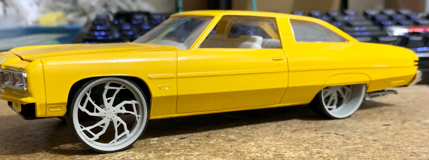 1/25 Scale - TMP: D79 - CORLEONE VITALE in 26"-36" Donk, Big Rims, Trucks