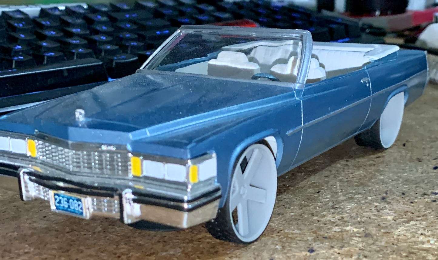 1/25 Scale - DUB BALLER Staggered - D77s in 24"-30" Donk, Big Rims, Trucks, SUV, Box Chevy