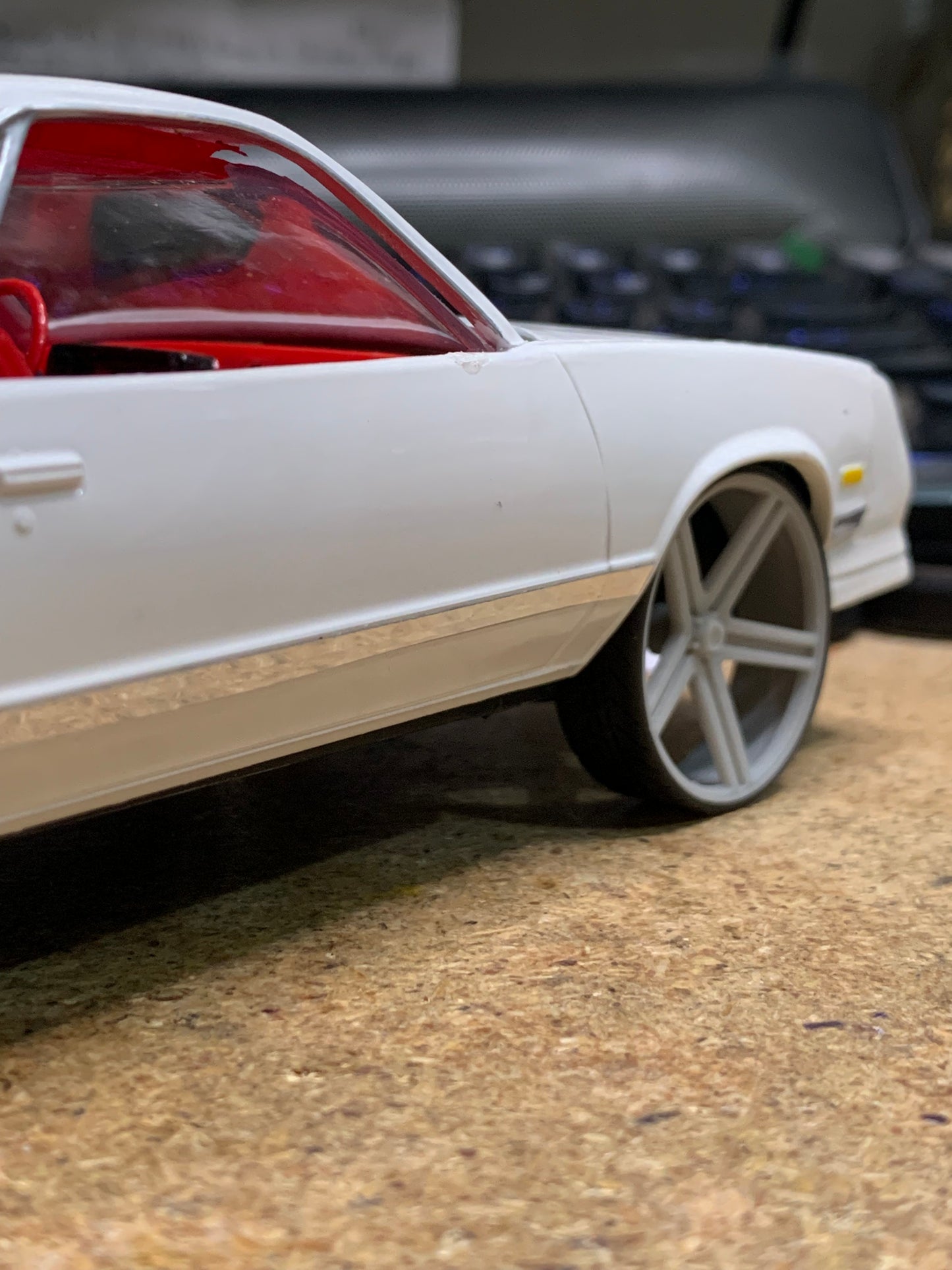 1/25 Scale - TMP D109: IROC in 28" Donk, Box, Big Rims, G-Body, Camaro, Iroc Z