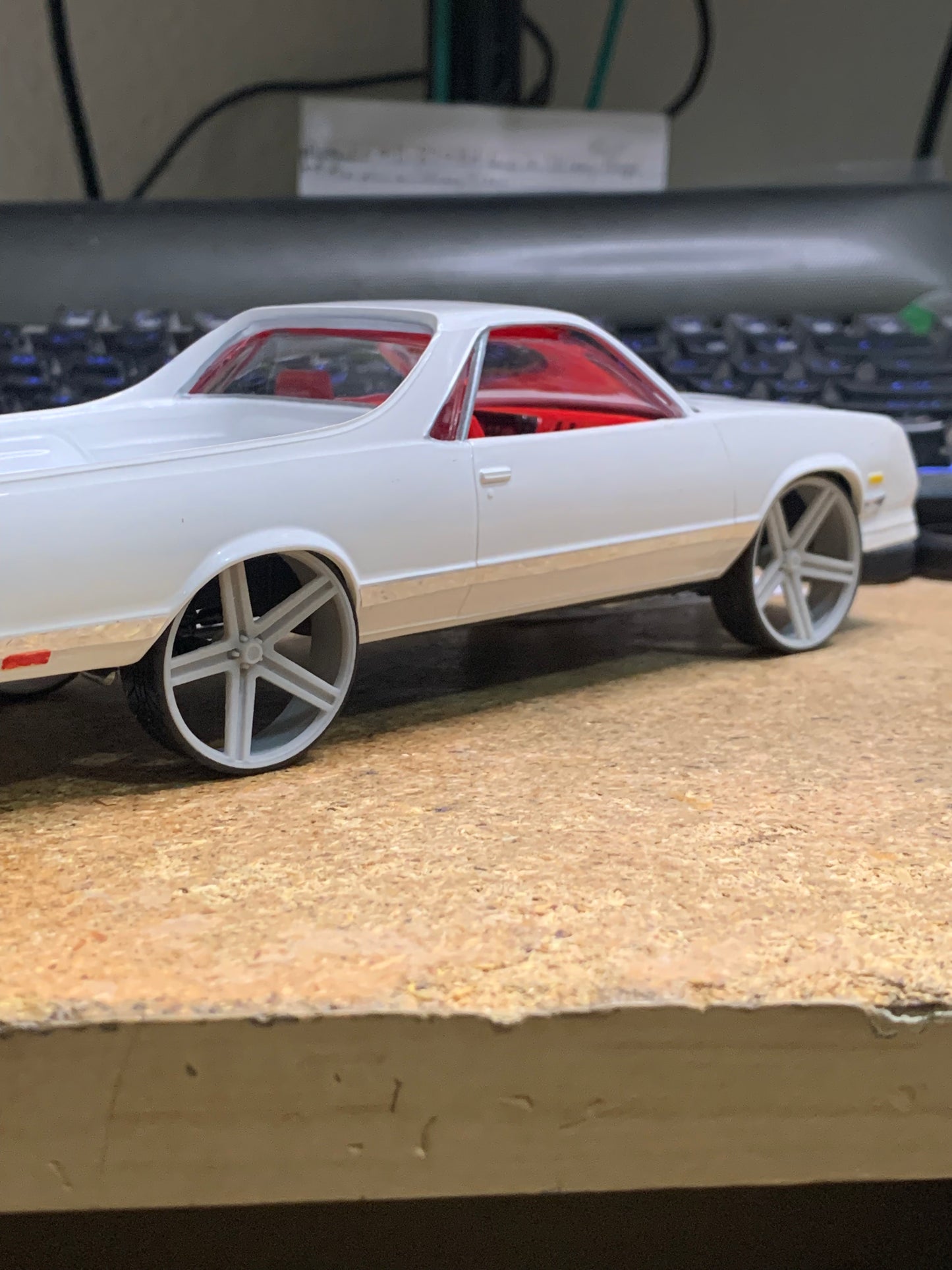 1/25 Scale - TMP D109: IROC in 28" Donk, Box, Big Rims, G-Body, Camaro, Iroc Z