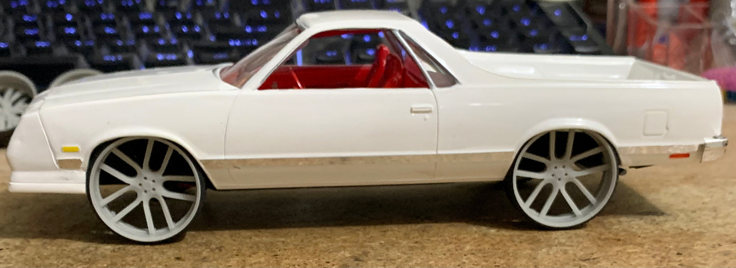 1/25 Scale - TMP D133: Custom - in 26"-30" Donk, Big Rims, Box Chevy, G-Body