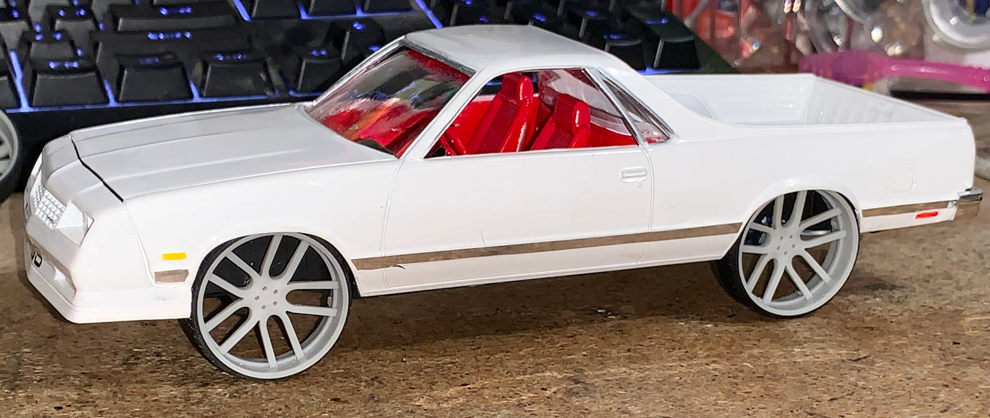 1/25 Scale - TMP D133: Custom - in 26"-30" Donk, Big Rims, Box Chevy, G-Body