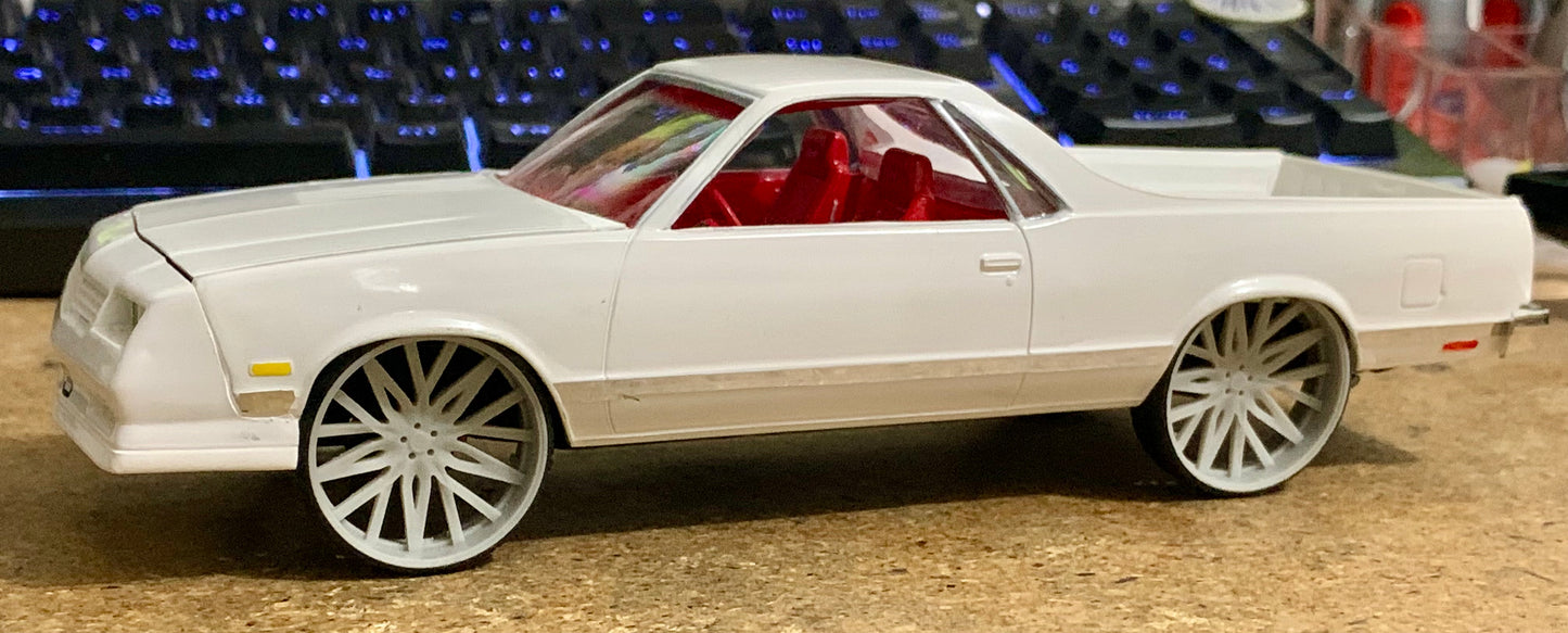 1/25 Scale - TMP D132: Custom - in 26"-30" Donk, Big Rims, Box Chevy, G-Body