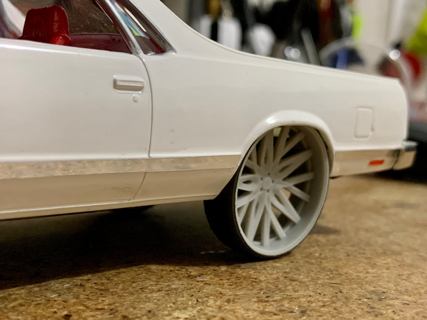 1/25 Scale - TMP D132: Custom - in 26"-30" Donk, Big Rims, Box Chevy, G-Body