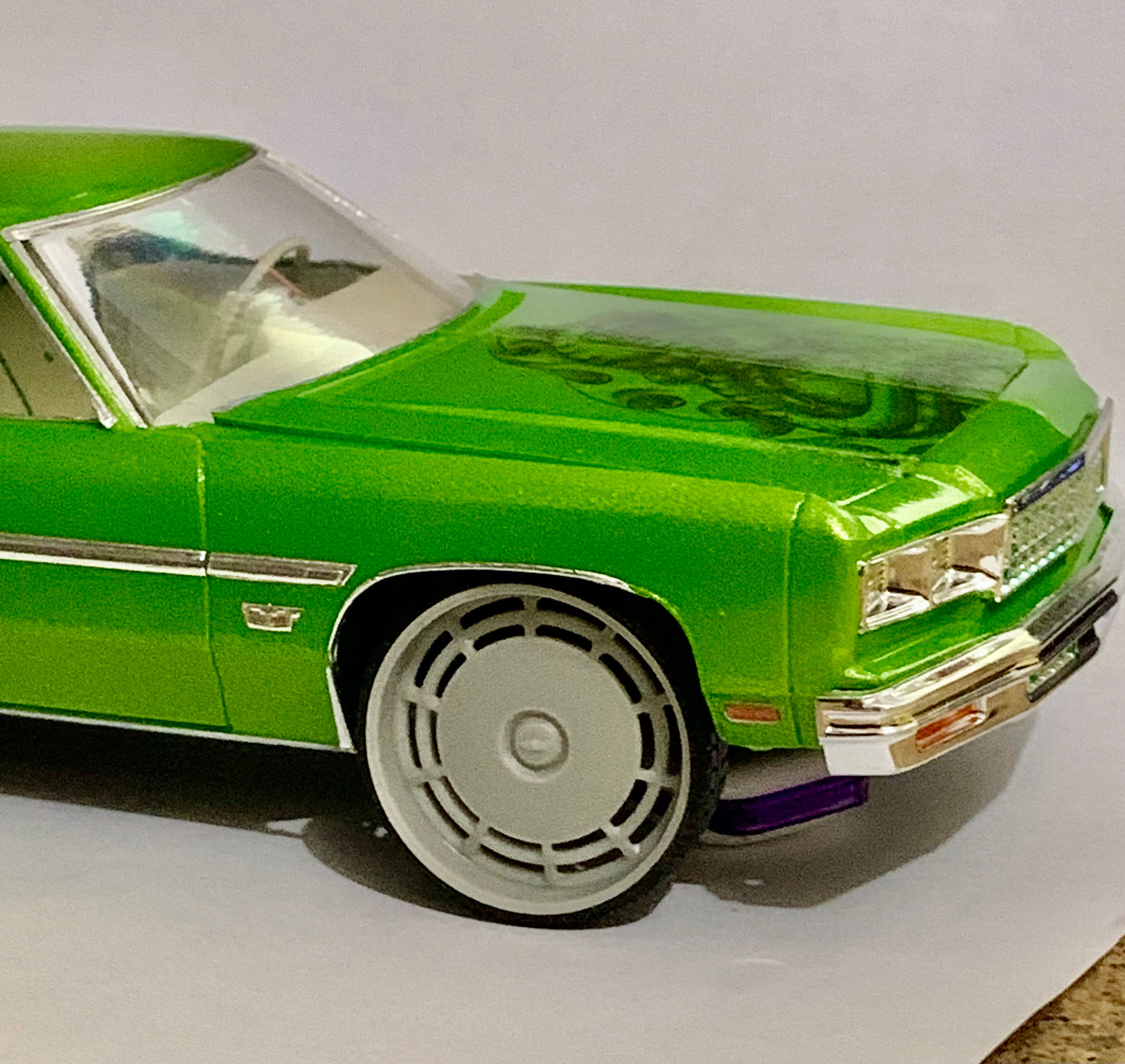 1/25 Scale - Caprice Retro V5 in 26"-30" Donk, Caprice, Big Rims, Box Chevy, Bubble