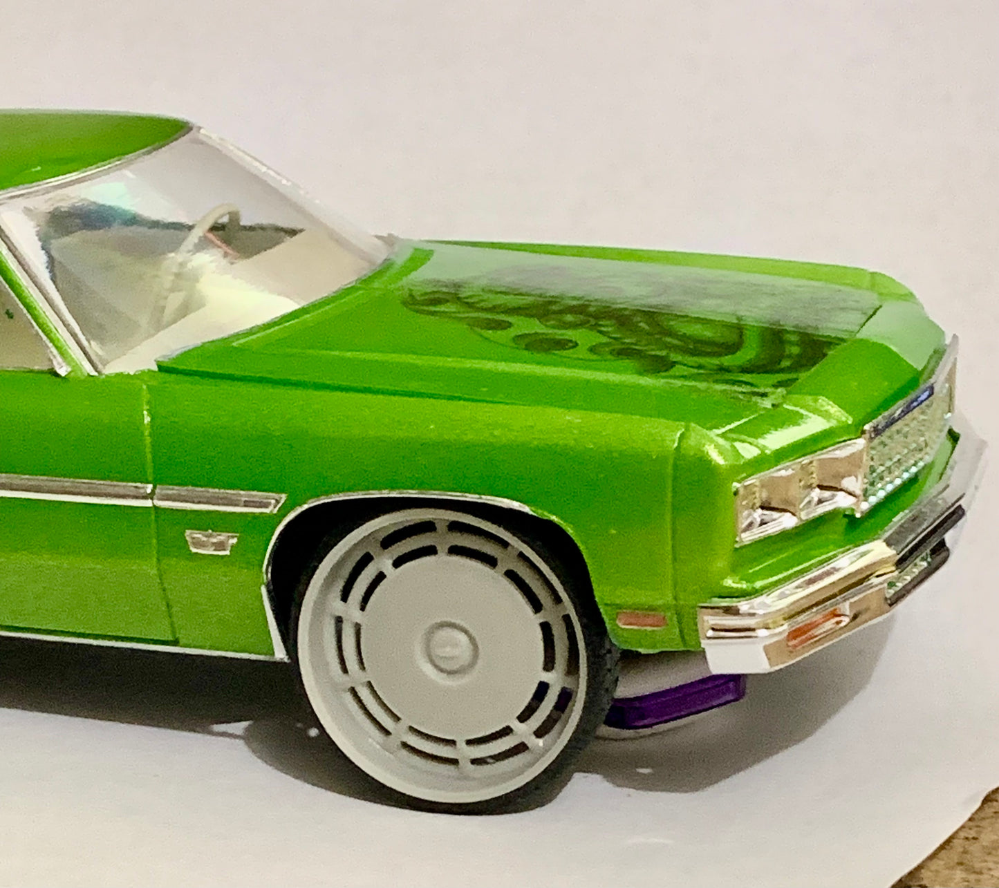 1/25 Scale - Caprice Retro V5 in 26"-30" Donk, Caprice, Big Rims, Box Chevy, Bubble