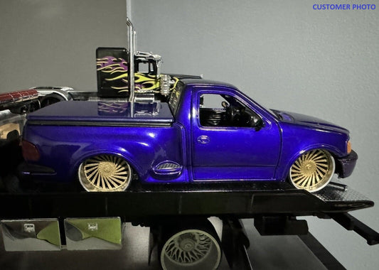 1/25 Scale - DUB DAZED - D61 in 26"-30" Donk, Big Rims, Box Chevy, G-Body