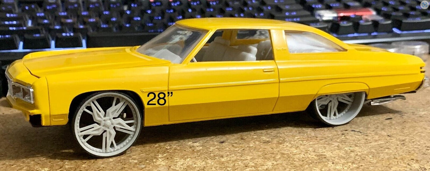 1/25 Scale - TMP D76: ASANTI FS35 - in 26"-30" Donk, Big Rims, Trucks, SUV