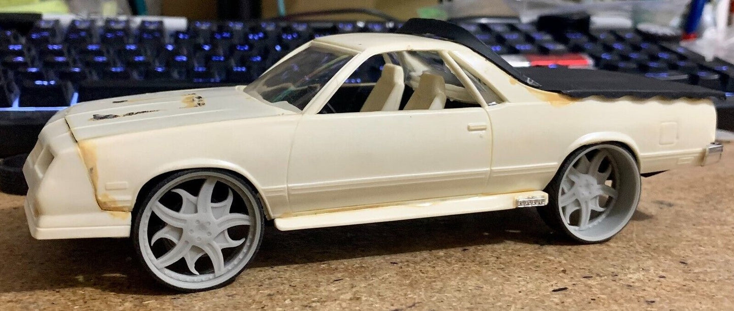 1/25 Scale - TMP D74V2: Corleone Rosatto - in 26"-30" Donk, Big Rims, Box Chevy, G-Body