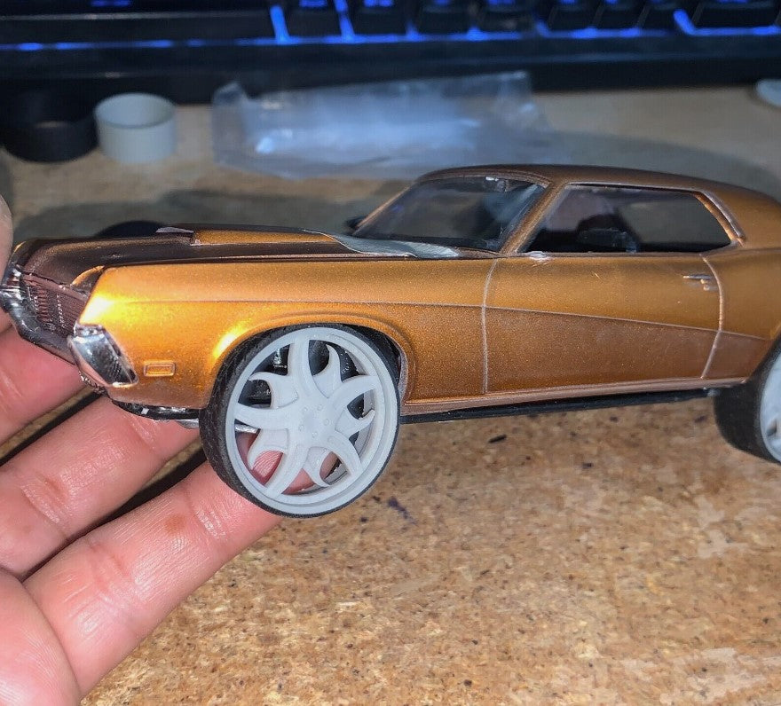 1/25 Scale - TMP D74V2: Corleone Rosatto - in 26"-30" Donk, Big Rims, Box Chevy, G-Body