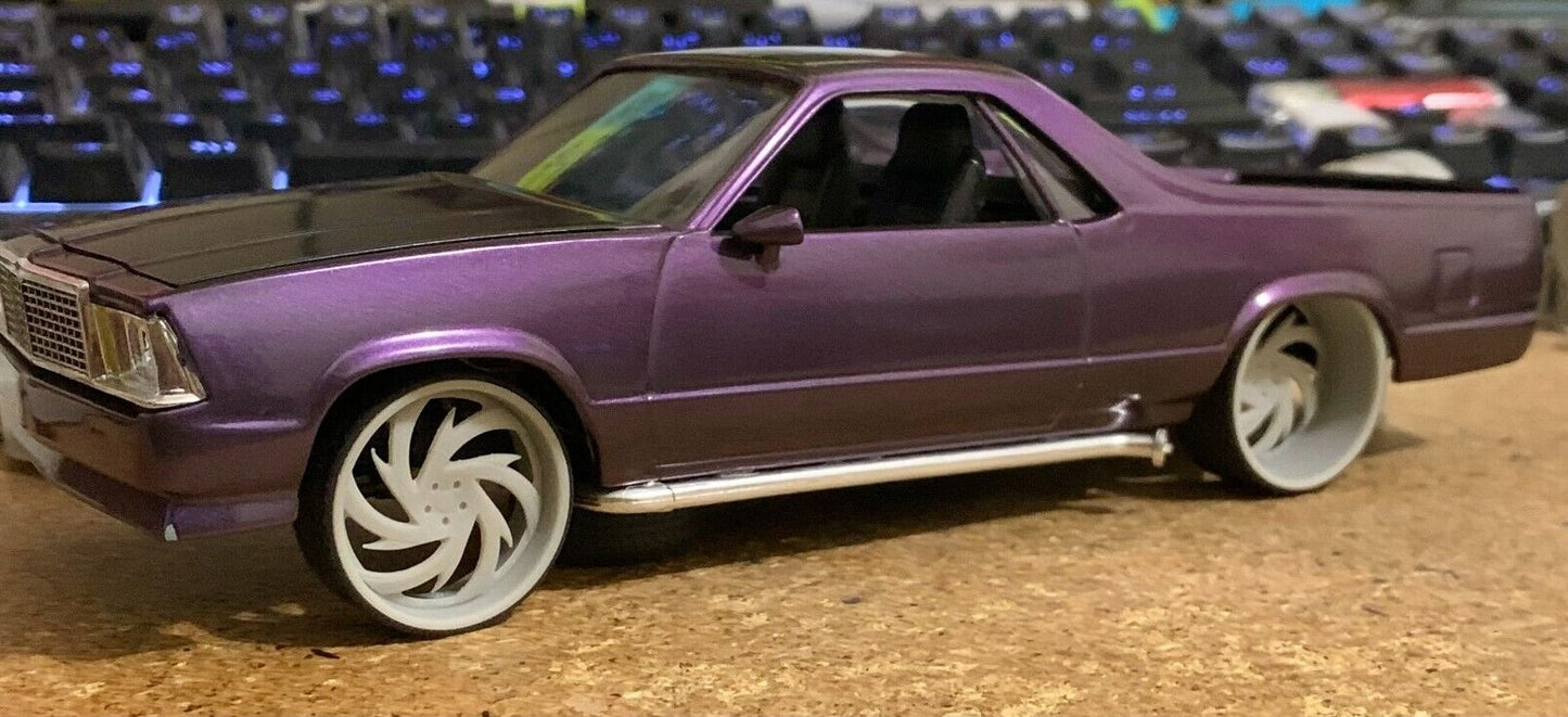 1/25 Scale - TMP D96: - in 26"-30" Donk, Big Rims, Box Chevy, G-Body, Bubble