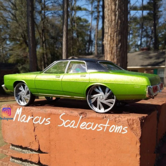 1/25 Scale - ART1S KINGSTONE - D102 in 26"-30" Donk, Big Rims, Trucks, SUV, G-Body