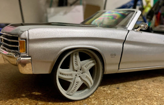 1/25 Scale - TMP D69V3: - in 26"-30" Donk, Big Rims, Box Chevy, G-Body